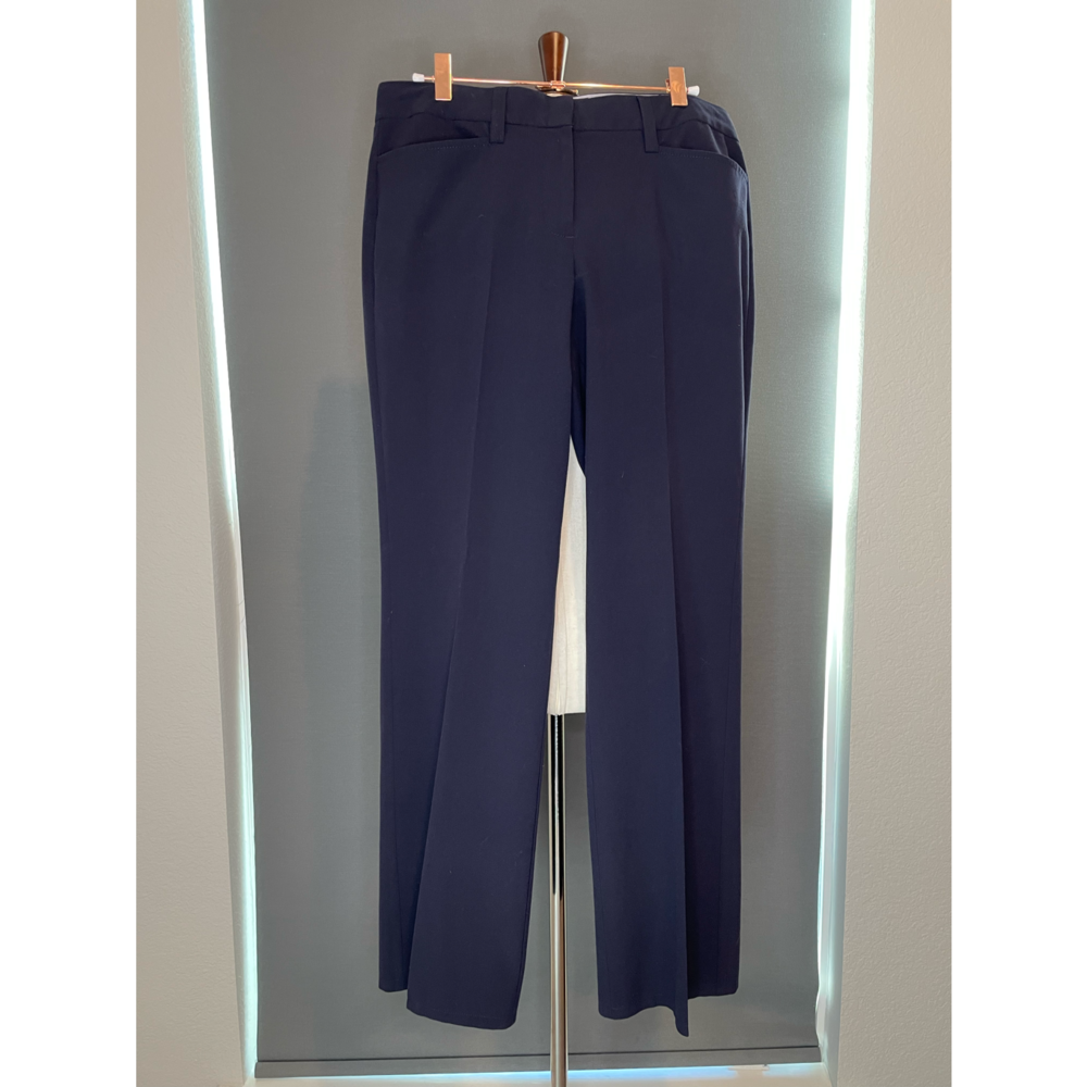 Lands' End Women's Wide Leg Pants - Navy